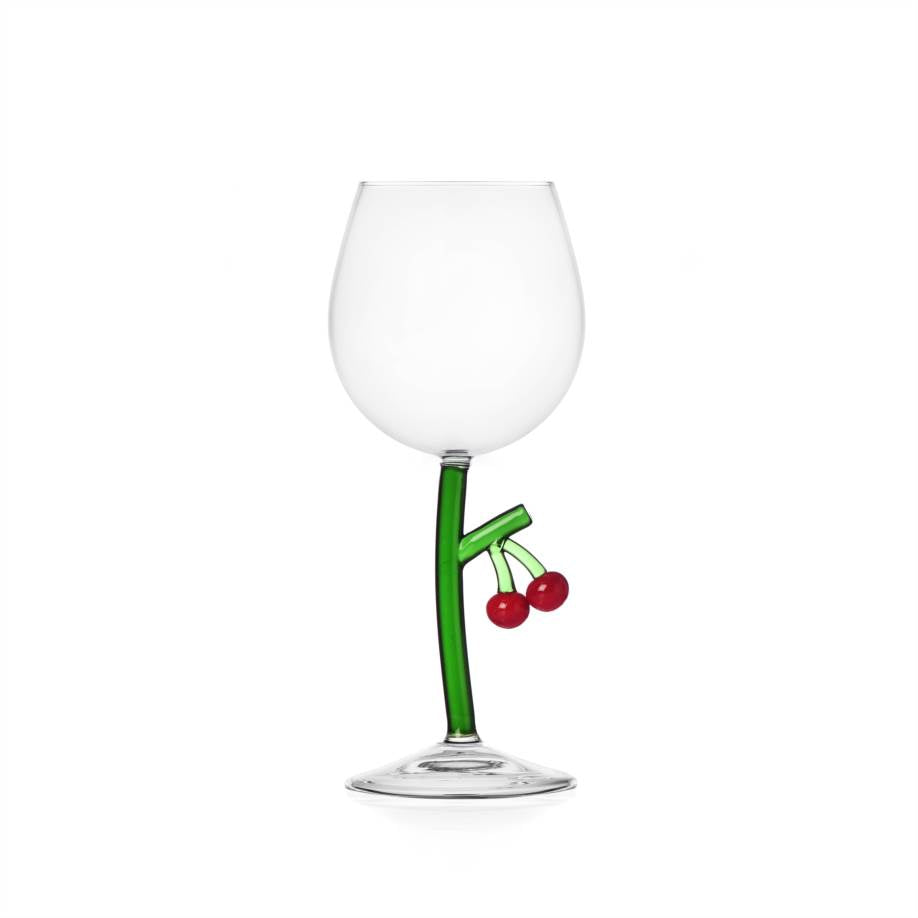 Milanese Glass - Fruits Wine Glass - Cherries
