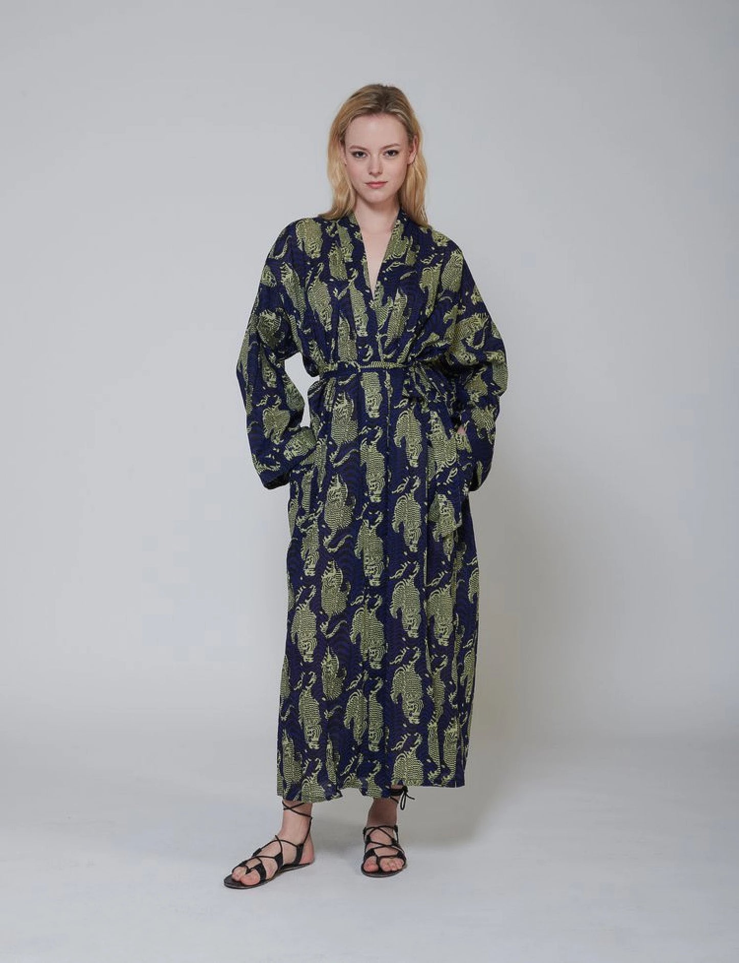 Cotton Robe - Tiger