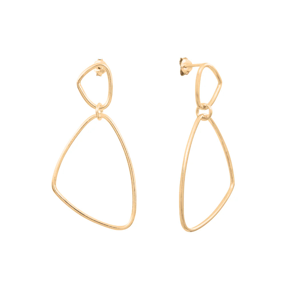Hemura Nue Earrings - Gold