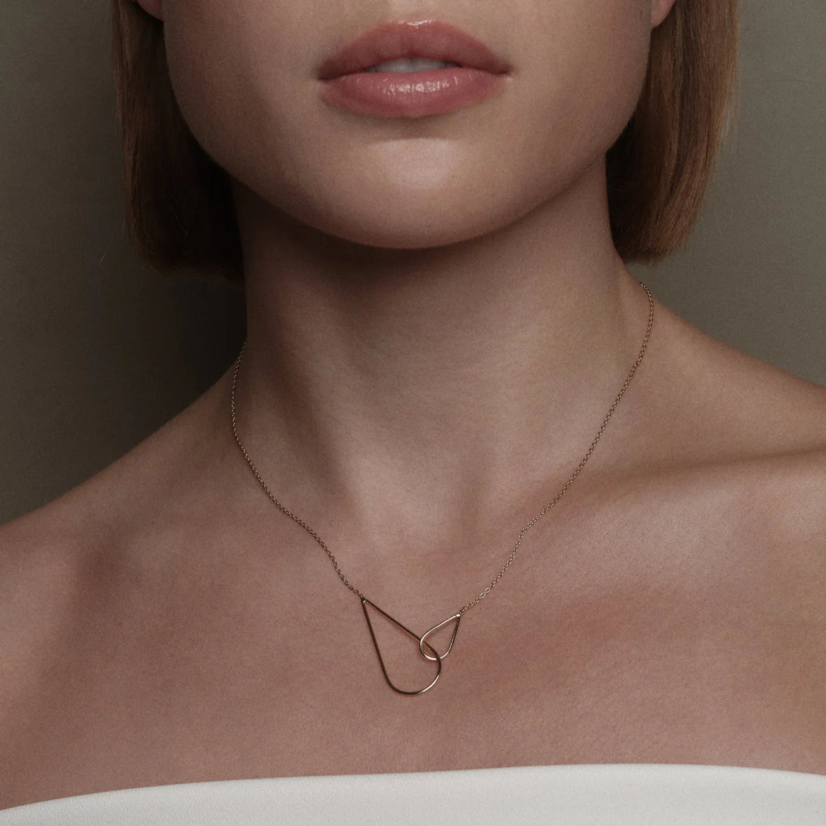 Raindrop Necklace - Gold
