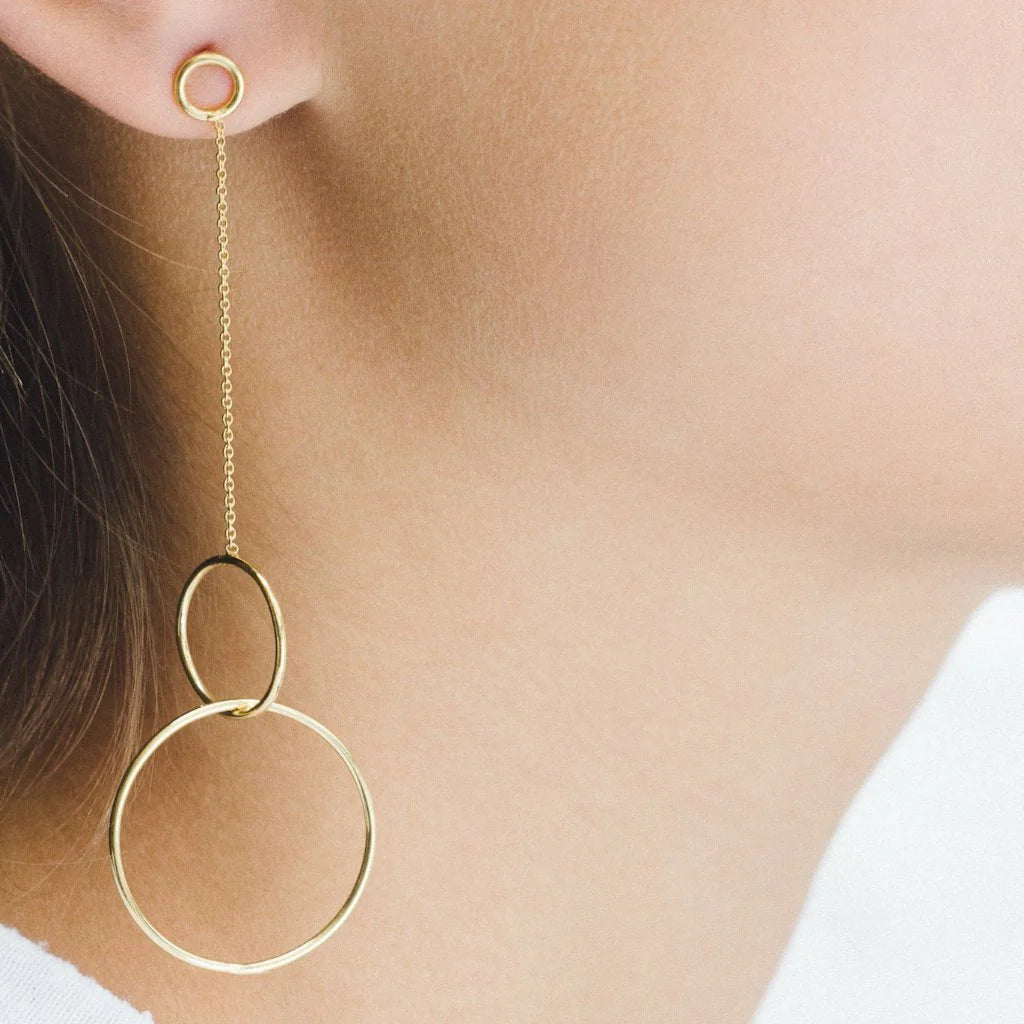 Trinity Earrings - Gold