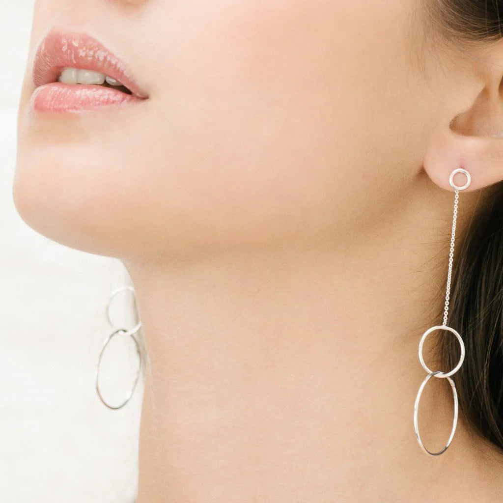 Trinity Earrings - Silver