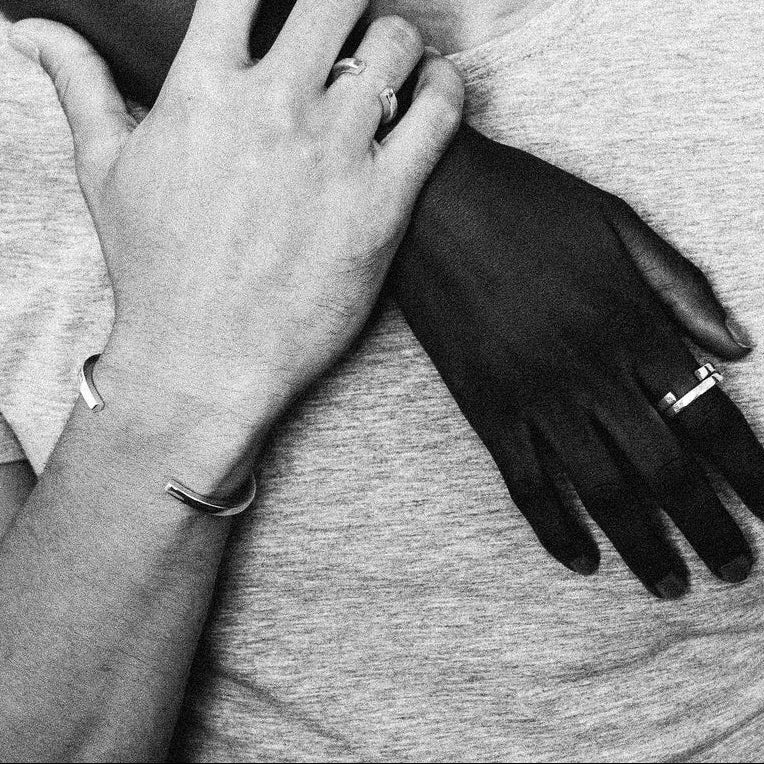 Open Bracelet - Silver