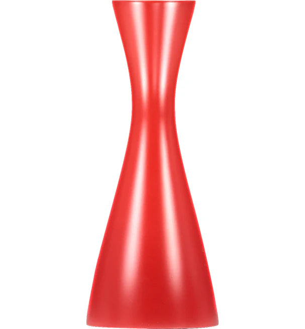 Wooden Candleholder - Oriental Red
