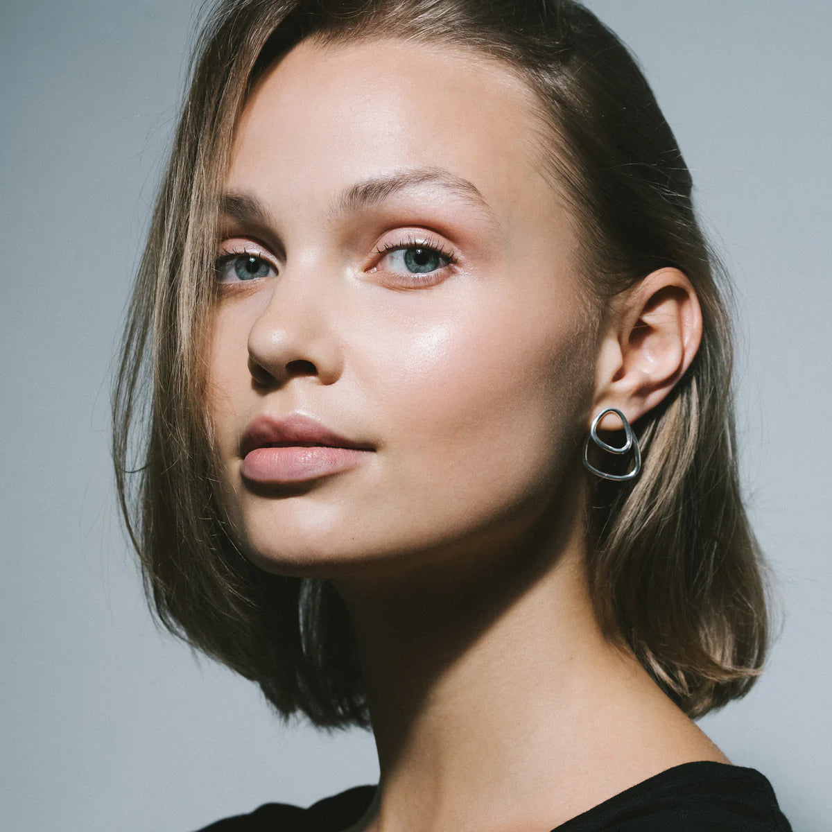 Hemera Ombree Earrings - Silver