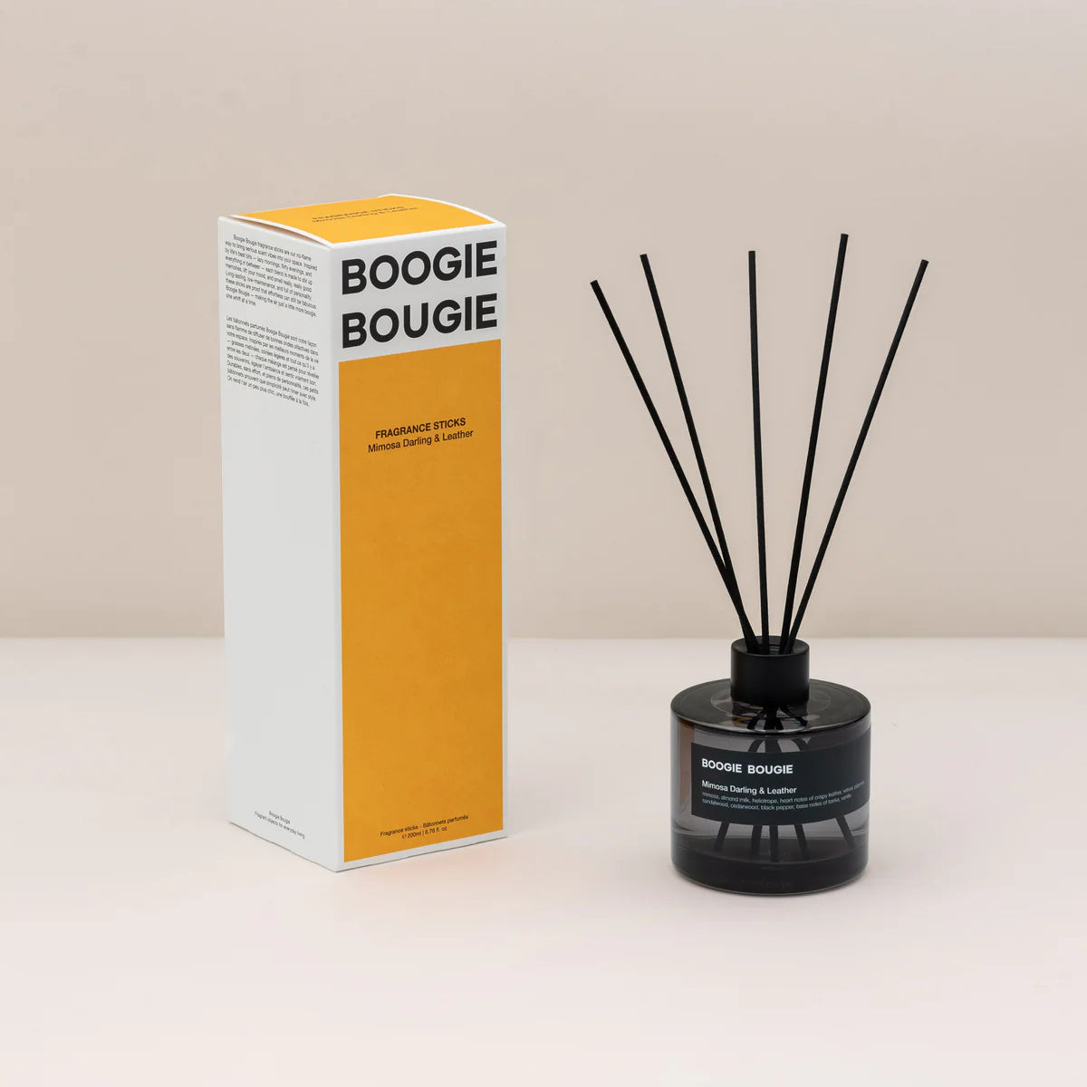 Boogie Bougie - Diffuser - Mimosa Darling & Leather