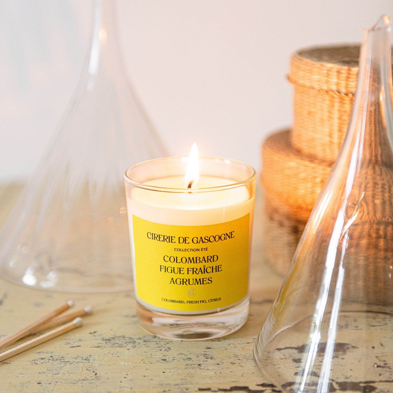 Cirerie de Gascogne - Scented Candle - Colombard, Fresh Fig & Citrus