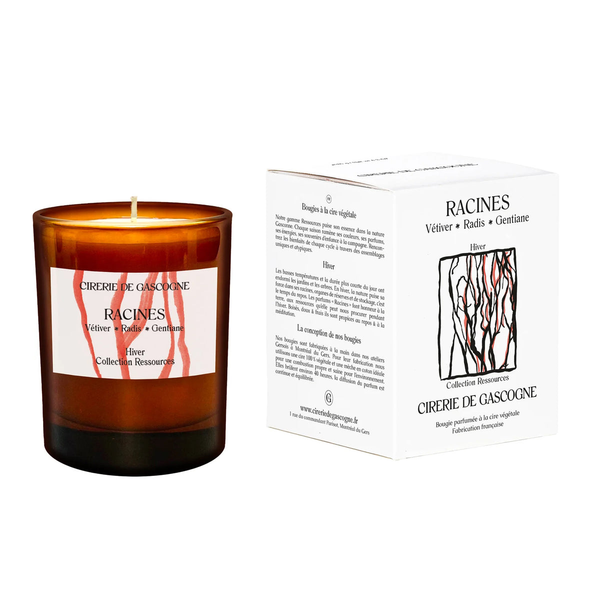Cirerie de Gascogne - Ressources Collection Scented Candle - Winter: Roots