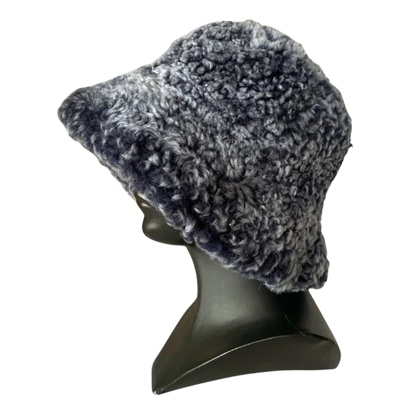 Fur Bucket Hat - Curly Blue