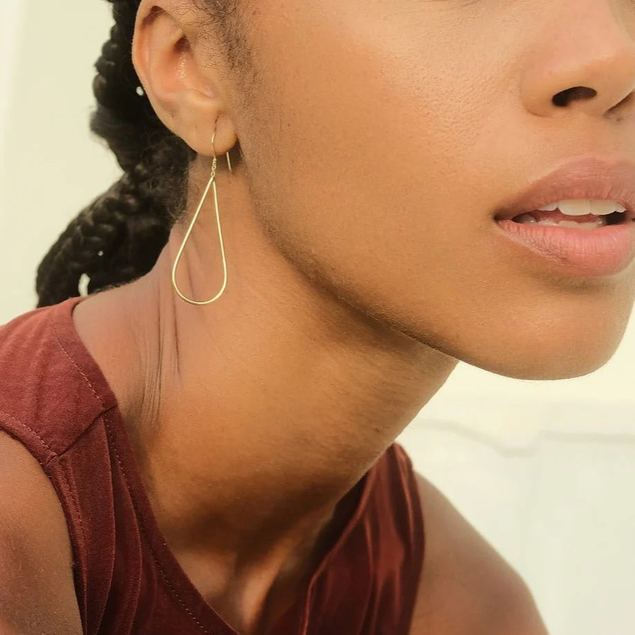 Raindrop Earrings - Gold