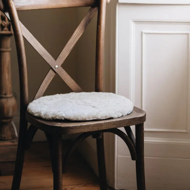 Sheepskin Seat Pad - D-Shape