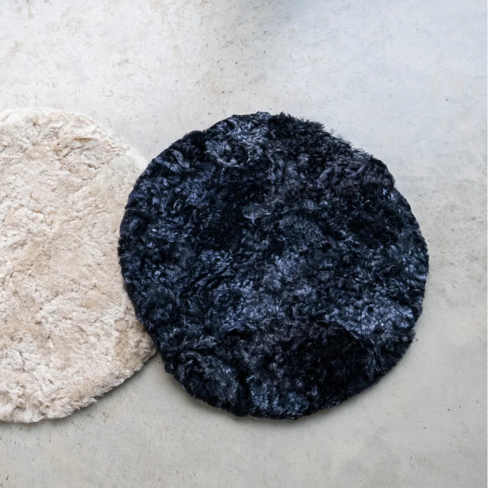 Sheepskin Seat Pad - Round