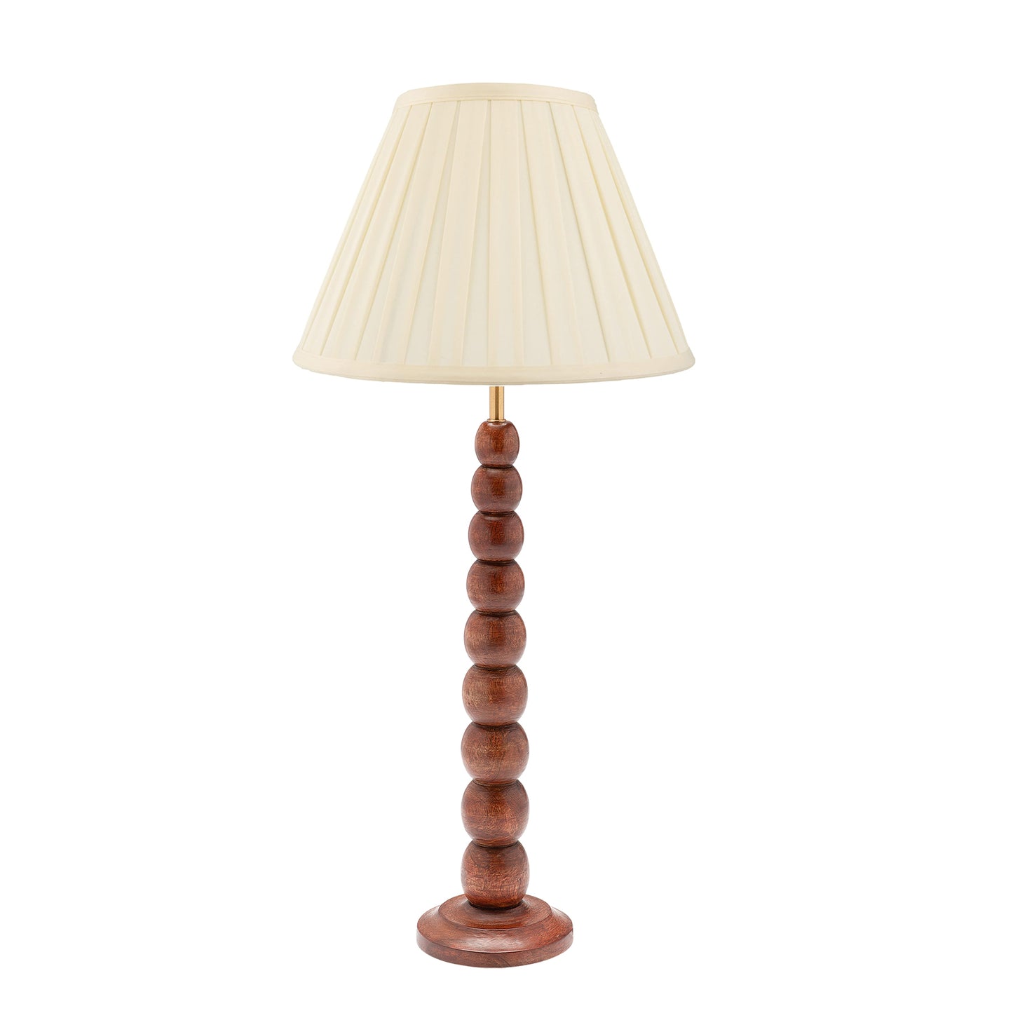 Wooden Bubble Lamp With Empire Shade