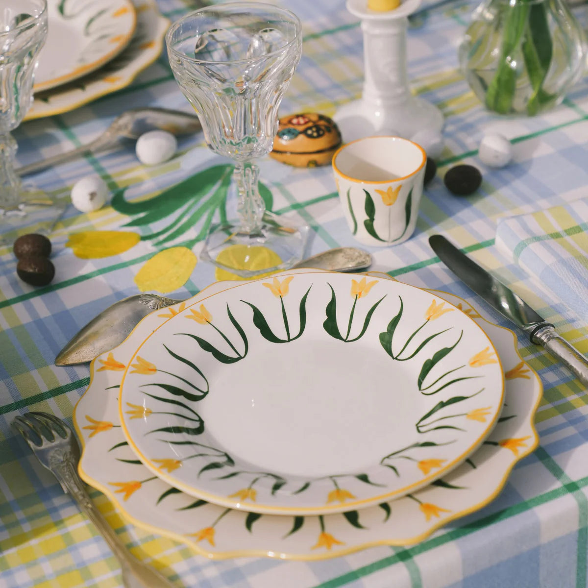 Floral Dinnerware - Tulips - Dinner Plate