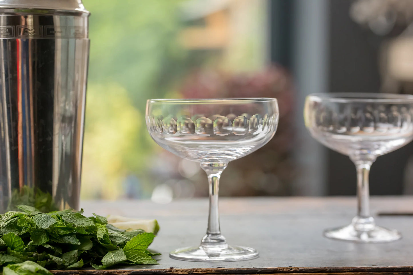 Crystal Lens Glasses - Cocktail - Set of 2