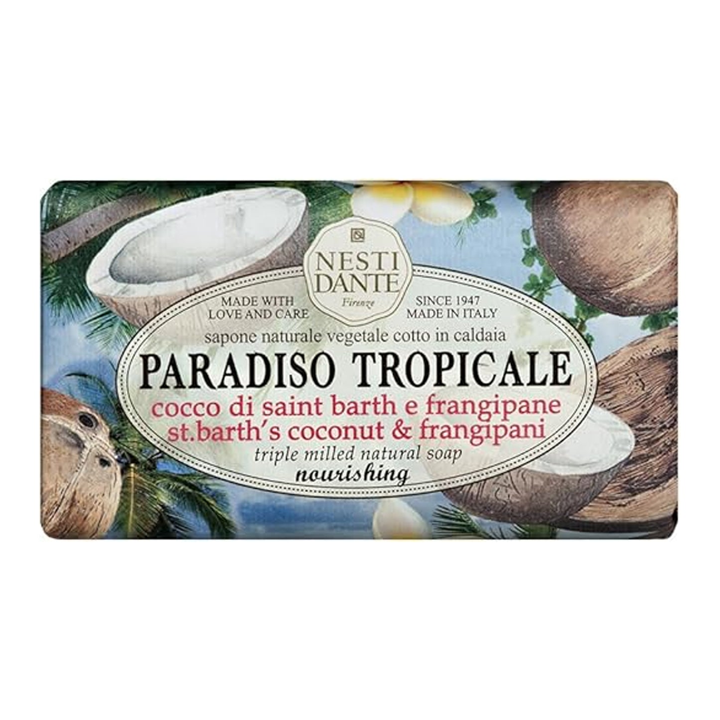 Nesti Dante Soap - Paradiso Tropicale - St.Bath Coconut & Frangipane