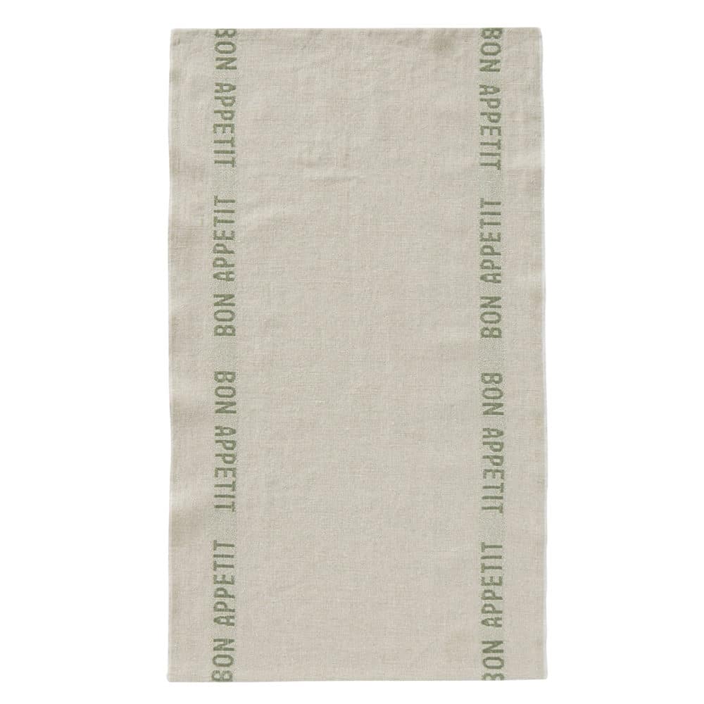 Luxury French Linen - Tea Towel - Bon Appetit