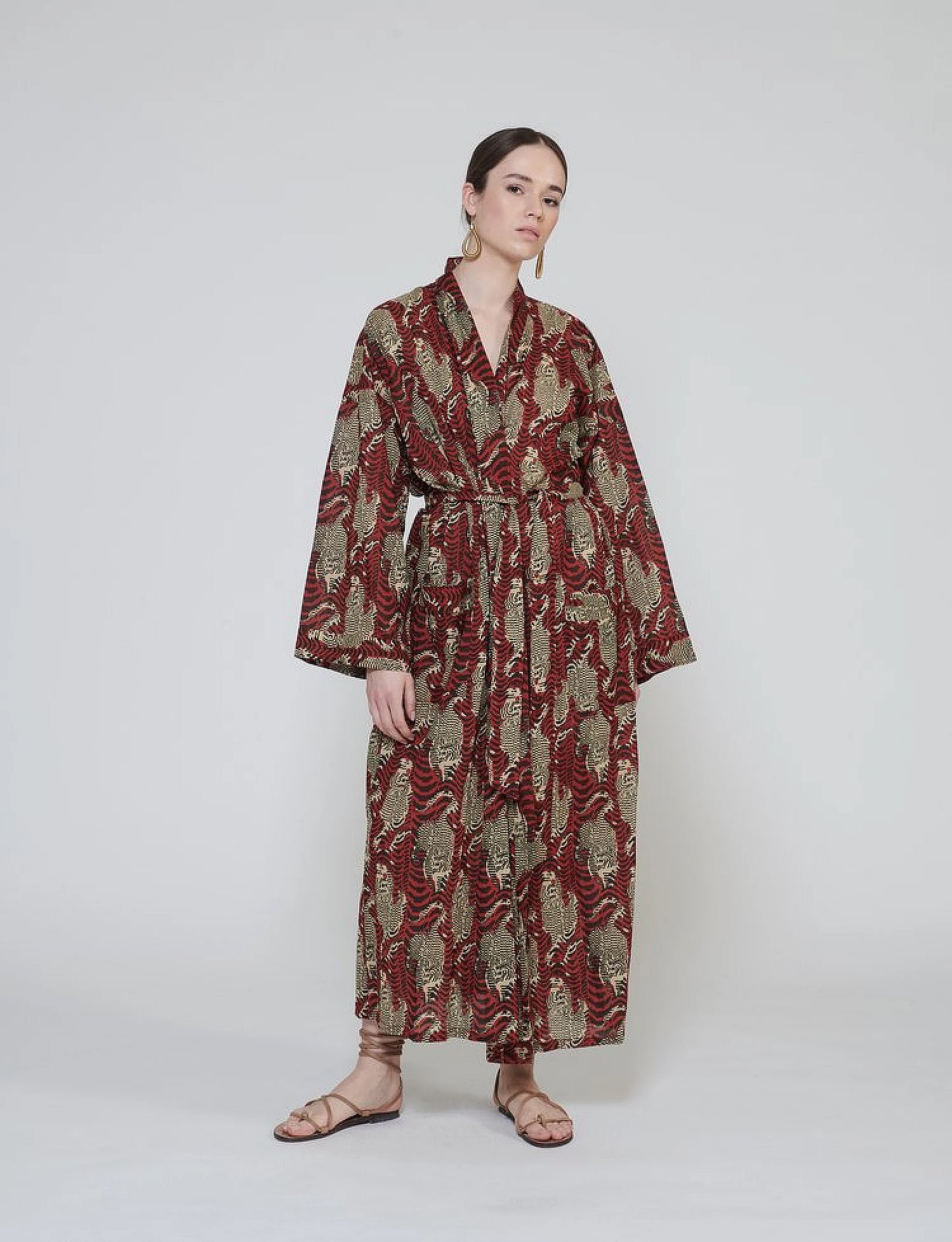 Cotton Robe - Tiger