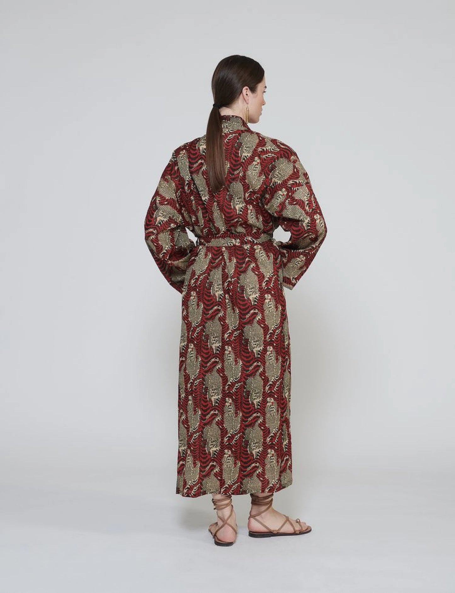 Cotton Robe - Tiger