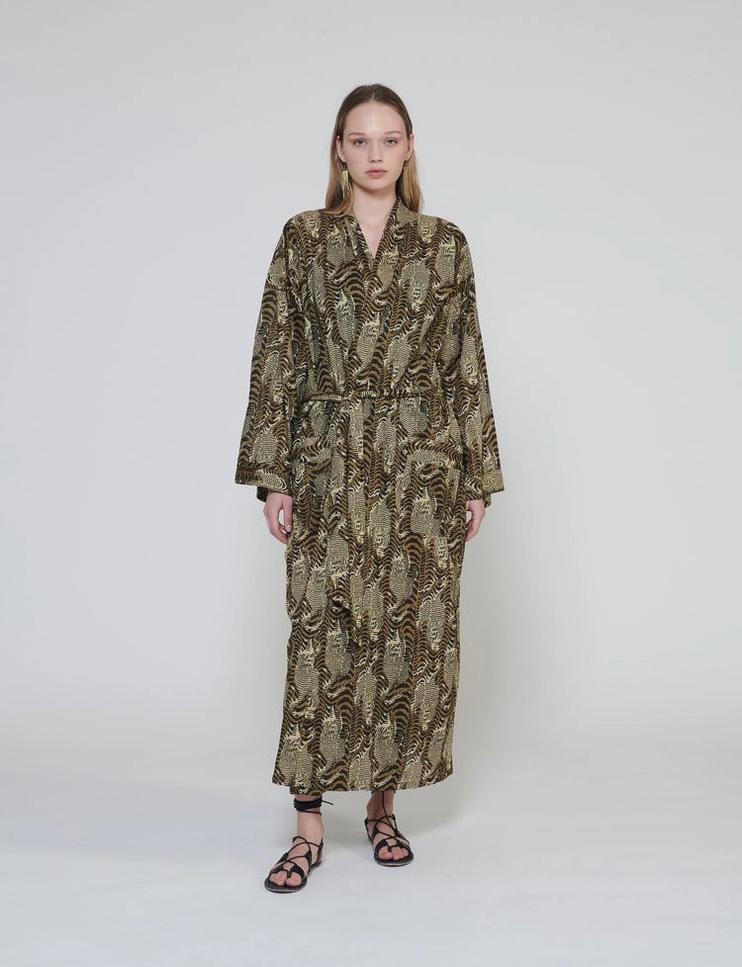 Cotton Robe - Tiger