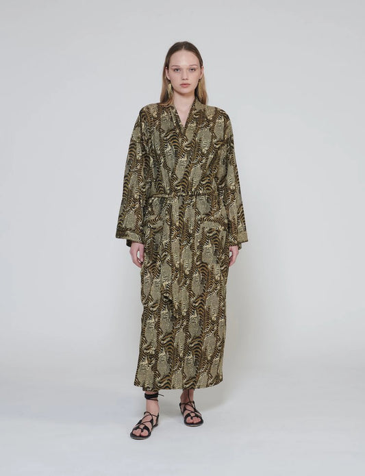 Cotton Robe - Tiger