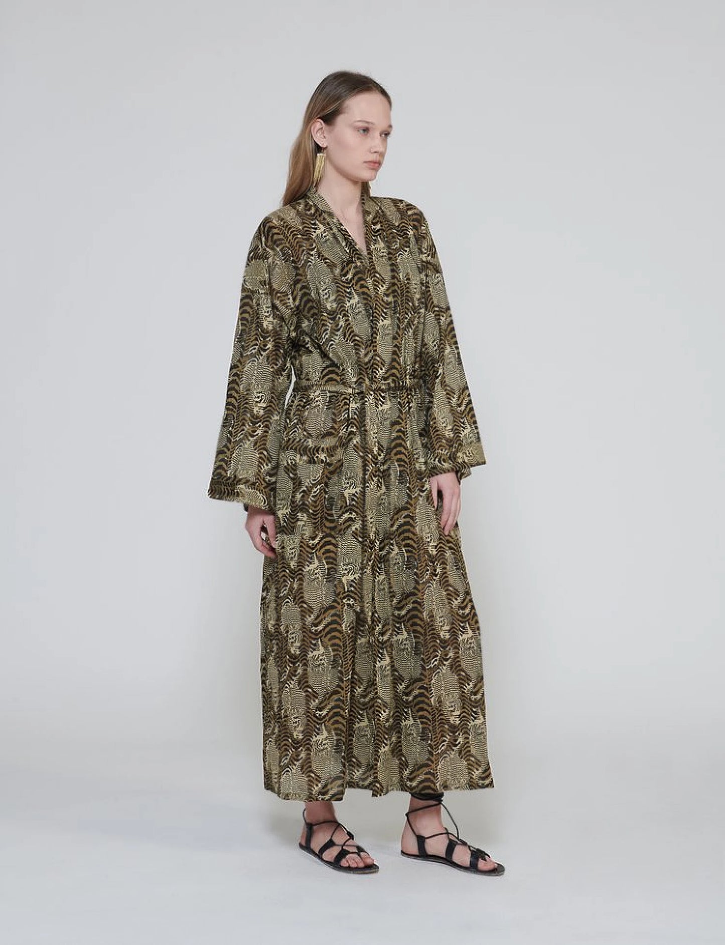Cotton Robe - Tiger