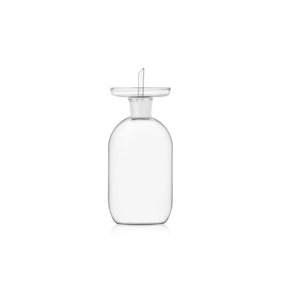 Milanese Glass - Lotus Oil Drizzler - Clear