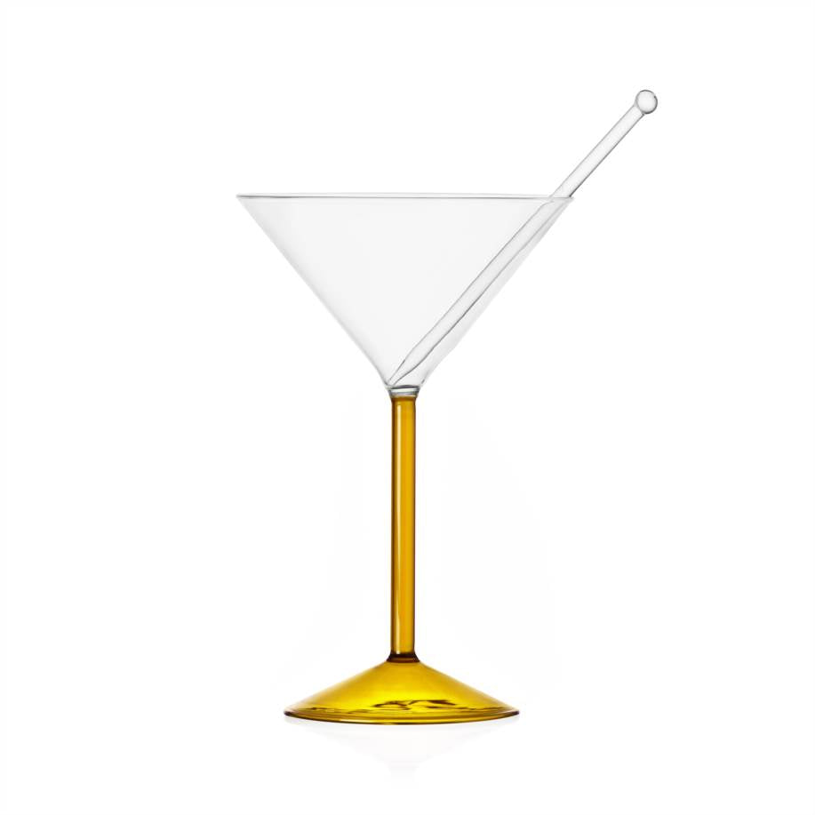 Milanese Glass - Jelly Martini With Stick