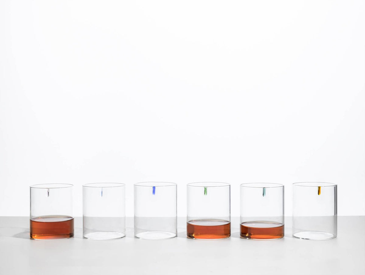 Milanese Glass - Trace Tumblers - Set of 6