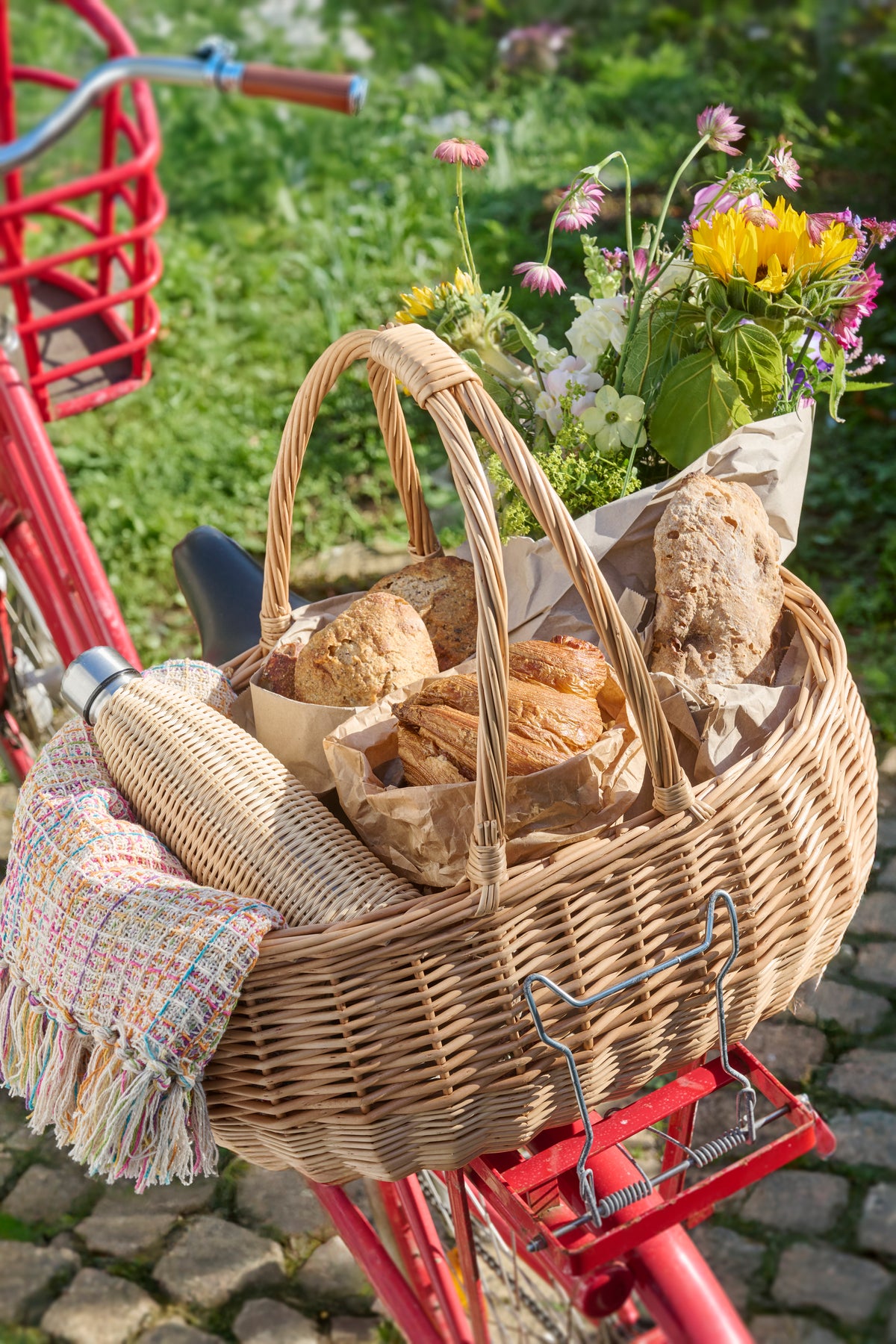 Double Handle Will Basket - Oval