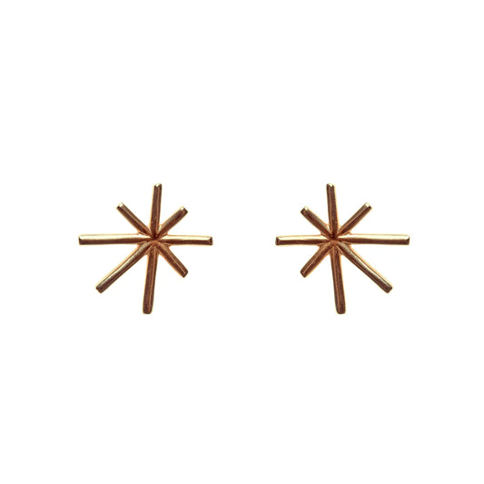 Supernova Earrings - Gold