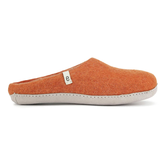 Wool Slippers - Clay