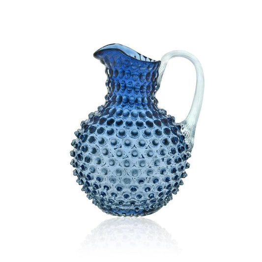 Hobnail Glass Round Jug - 2L