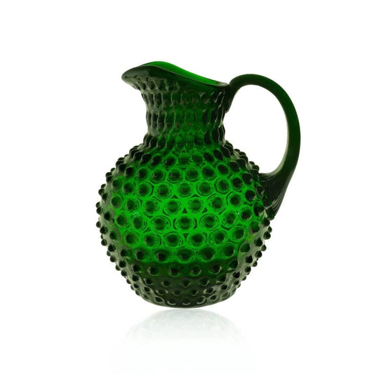 Hobnail Glass Round Jug - 2L