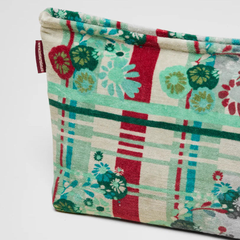 Printed Cotton Velvet - Washbag - Dundee