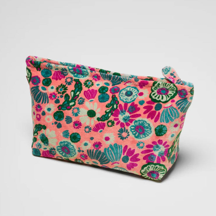 Printed Cotton Velvet - Washbag - Molly