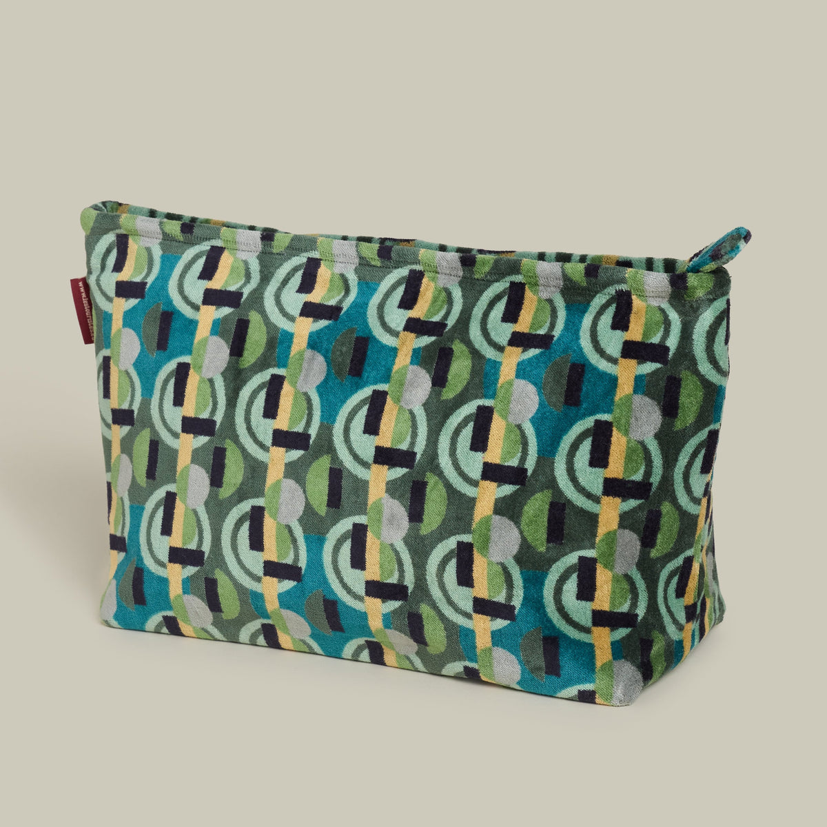Printed Cotton Velvet - Washbag -  Sonia Moss