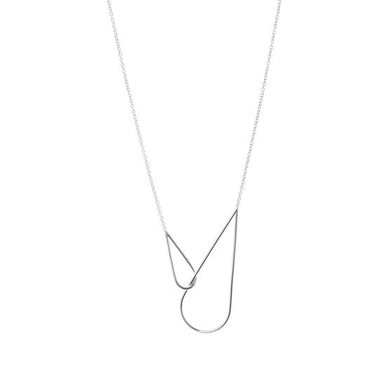 Raindrop Necklace - Silver