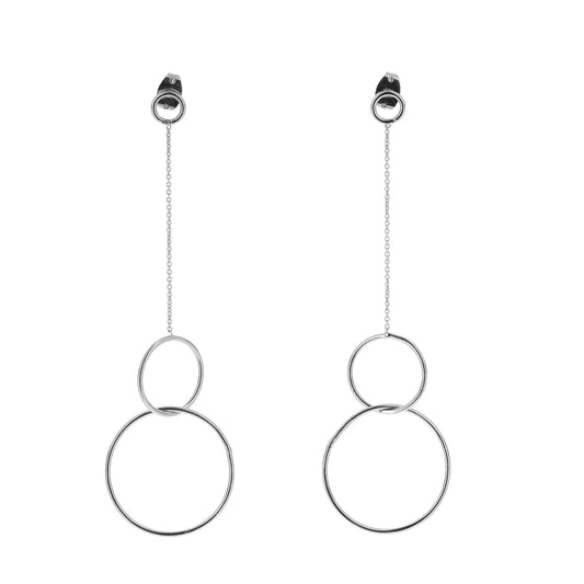 Trinity Earrings - Silver