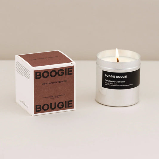 Boogie Bougie - Scented Candle - Dark Honey & Tobacco