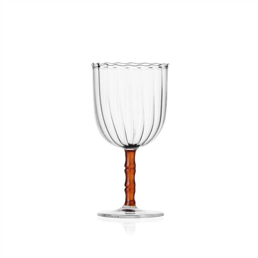 Milanese Glass - Bamboo Stemmed Glass