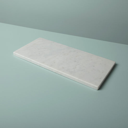 White Marble Rectangular Serving Board