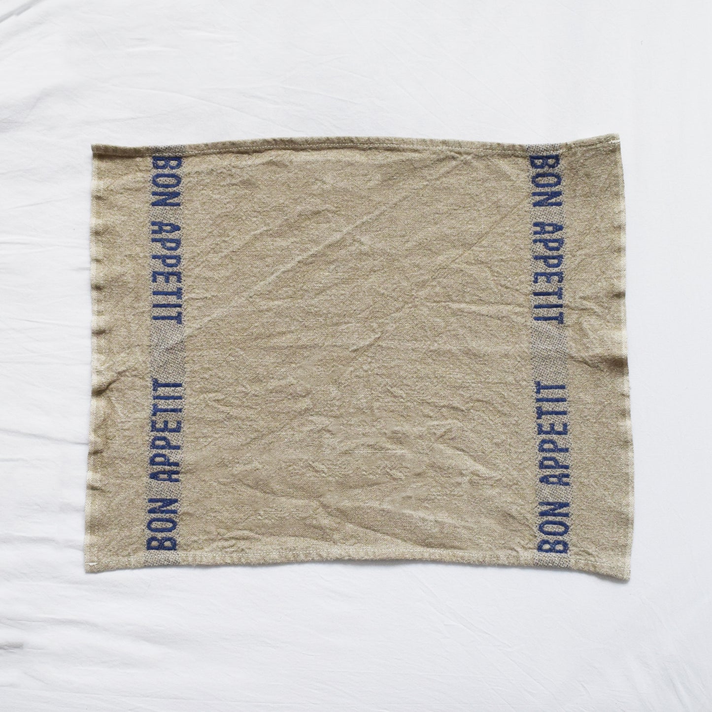 Luxury French Linen Napkin - Bon Appetit