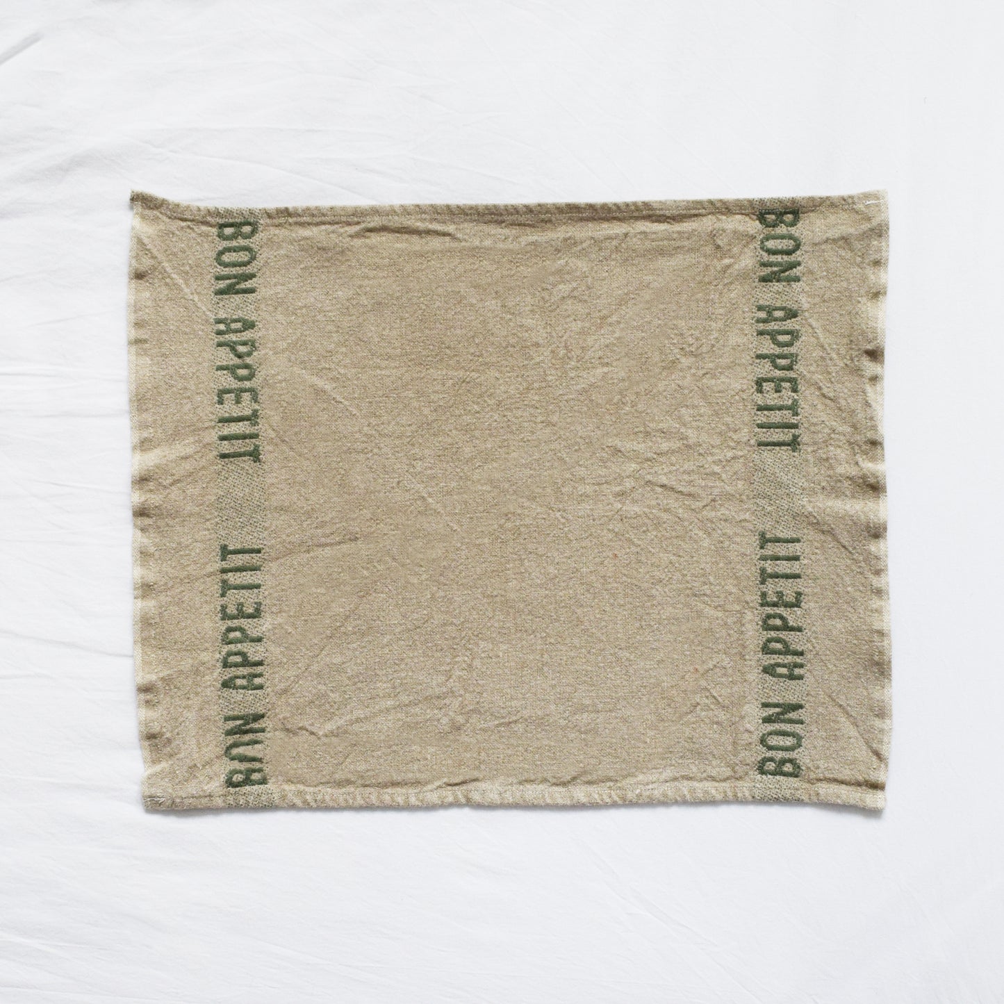 Luxury French Linen Napkin - Bon Appetit