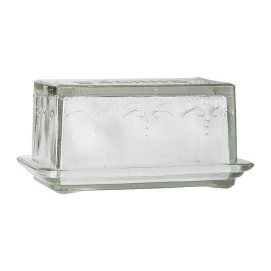 ‘Beurre’ Glass Butter Dish