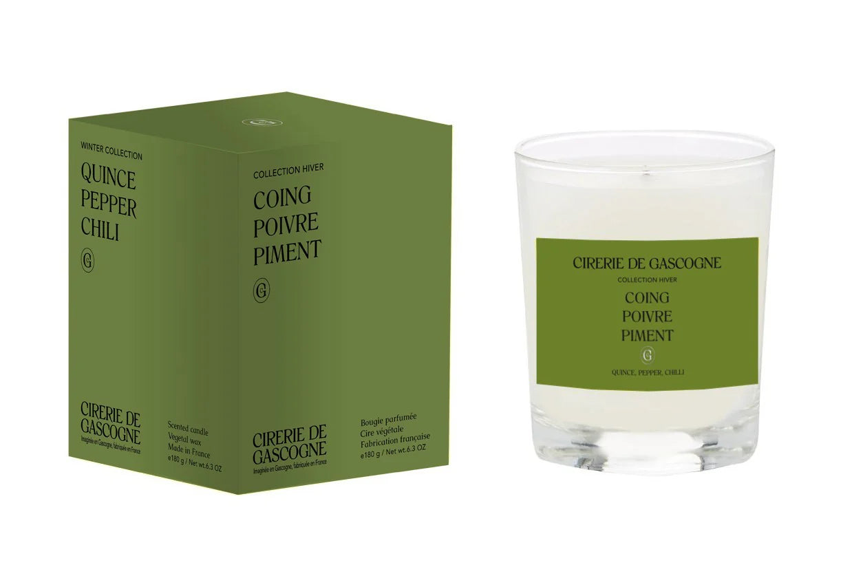 Cirerie de Gascogne - Scented Candle - Quince, Pepper & Chilli