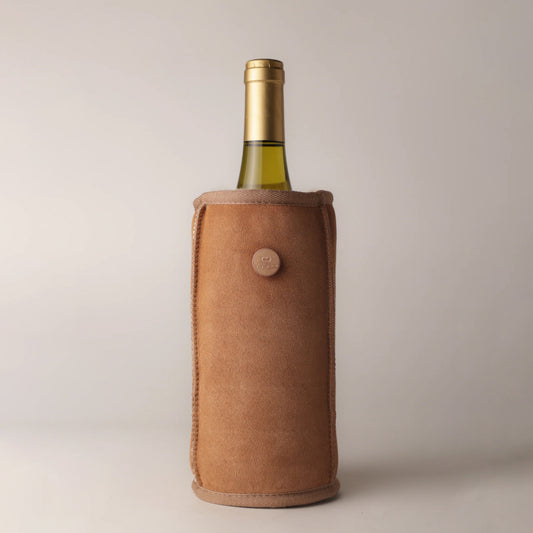 Fur Wine Cooler - Suede