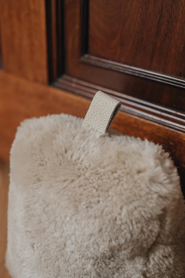 Sheepskin Door Stop