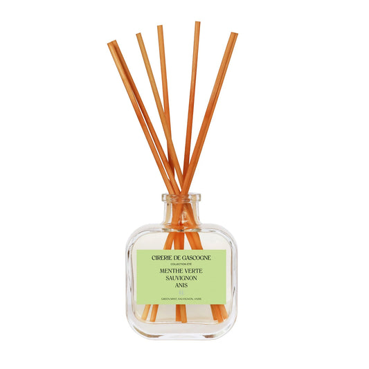 Cirerie de Cascogne - Reed Diffuser - Menthe verte, Sauvignon & Anis