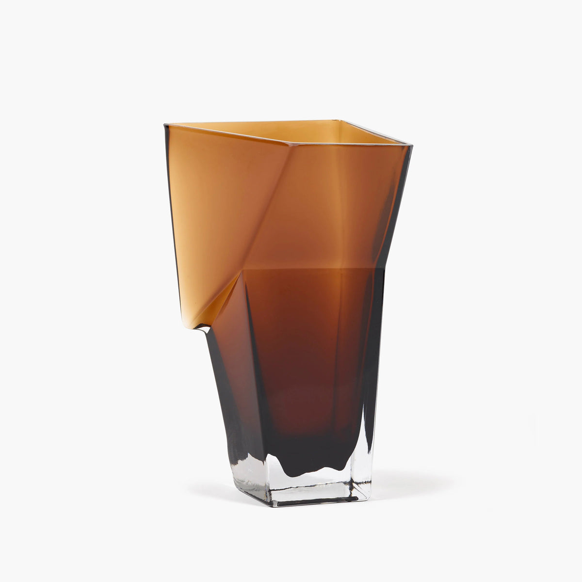 Cubist Glass Vase